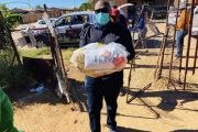 DISTRIBUTION OF FOOD PARCELS IN ROODEPAN